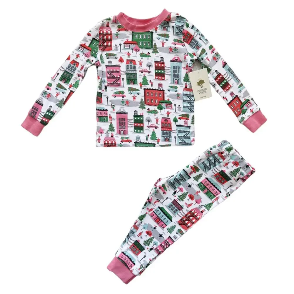 NWT Tucker + Tate Holiday Town Pajamas Size 12/18m